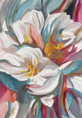 A MIDSUMMER DAY’S WHISPER by Olga McNamara Biennale Artist, Painting for Sale on Select