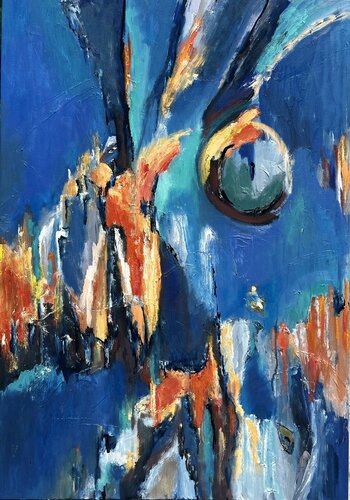 Whimsy by Olga McNamara Biennale Artist, Painting for Sale on Select