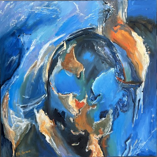 Aurora Borealis by Olga McNamara Biennale Artist, Painting for Sale on Select
