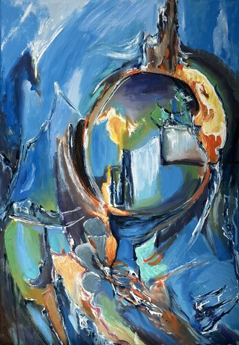 Refraction by Olga McNamara Biennale Artist, Painting for Sale on Select