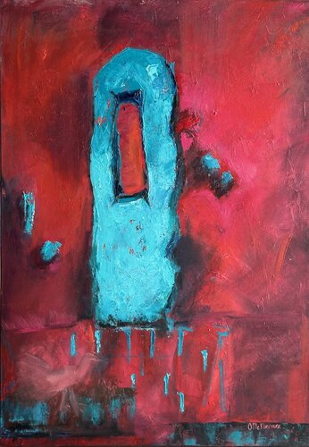 Petra tou Yapani by Olga McNamara Biennale Artist, Painting for Sale on Select