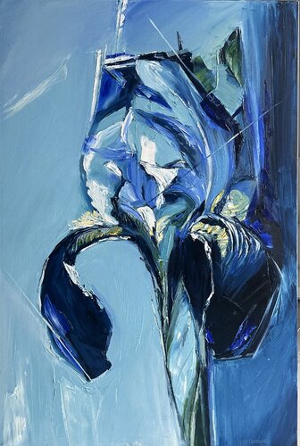 Iris I - Silence by Olga McNamara Biennale Artist, Painting for Sale on Select