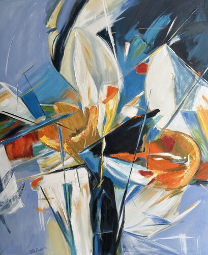 Glass Heart by Olga McNamara Biennale Artist, Painting for Sale on Select