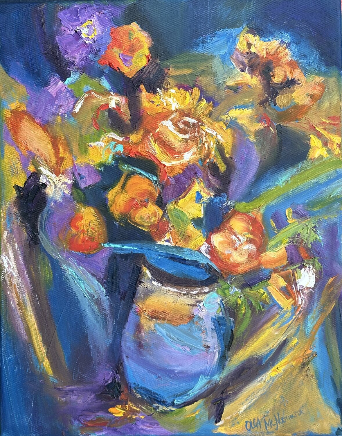 Alchemi Olga McNamara Biennale Artist Original painting for sale