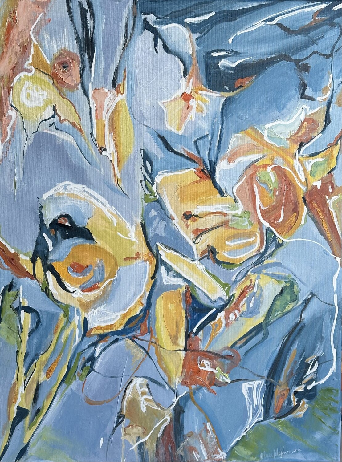 I just wanted you to know Olga McNamara Biennale Artist Original painting for sale