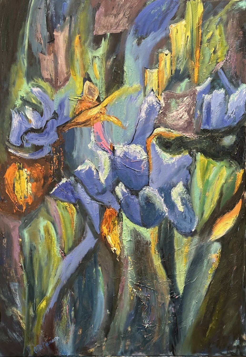 Awakening Olga McNamara Biennale Artist Original painting for sale