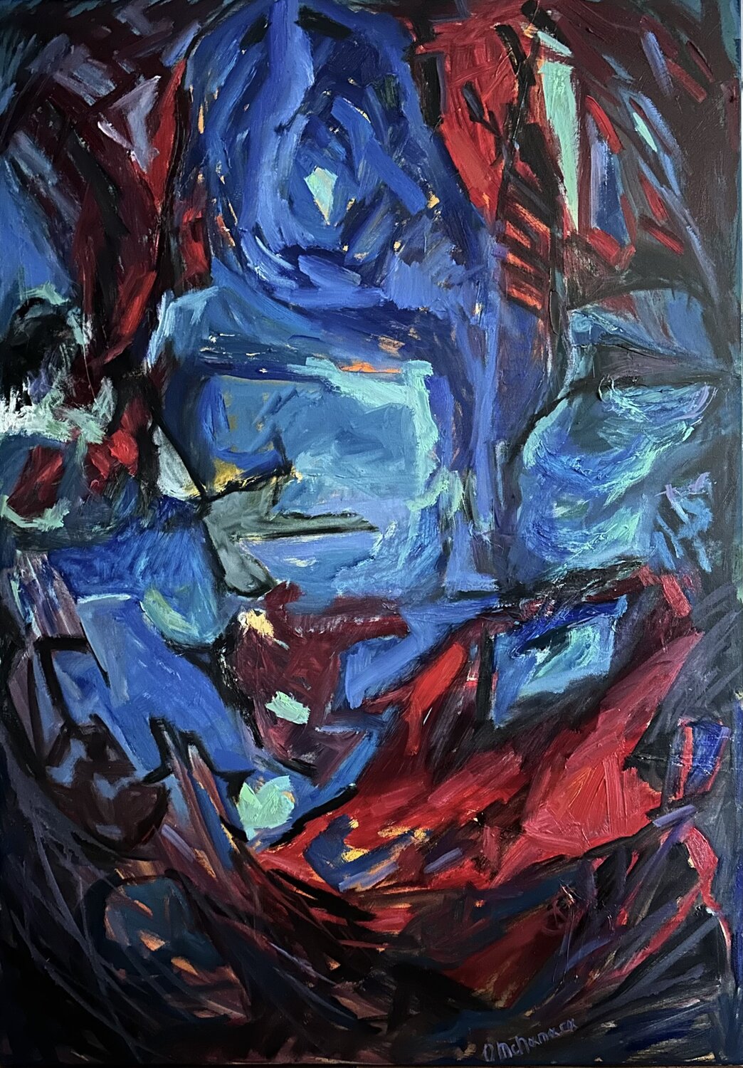 ALETHEIA Olga McNamara Biennale Artist Original painting for sale