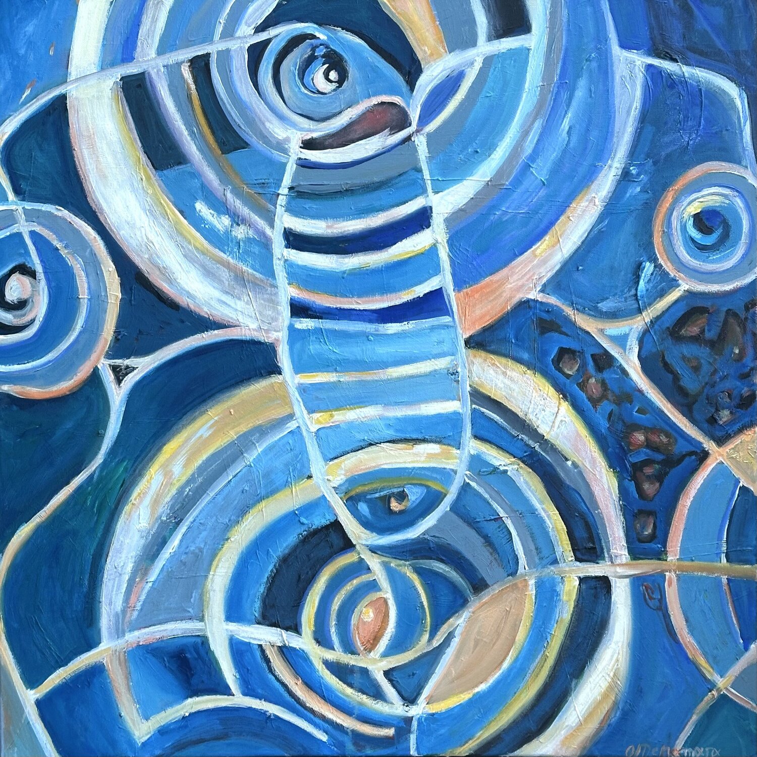 Pulse Olga McNamara Biennale Artist Original painting for sale