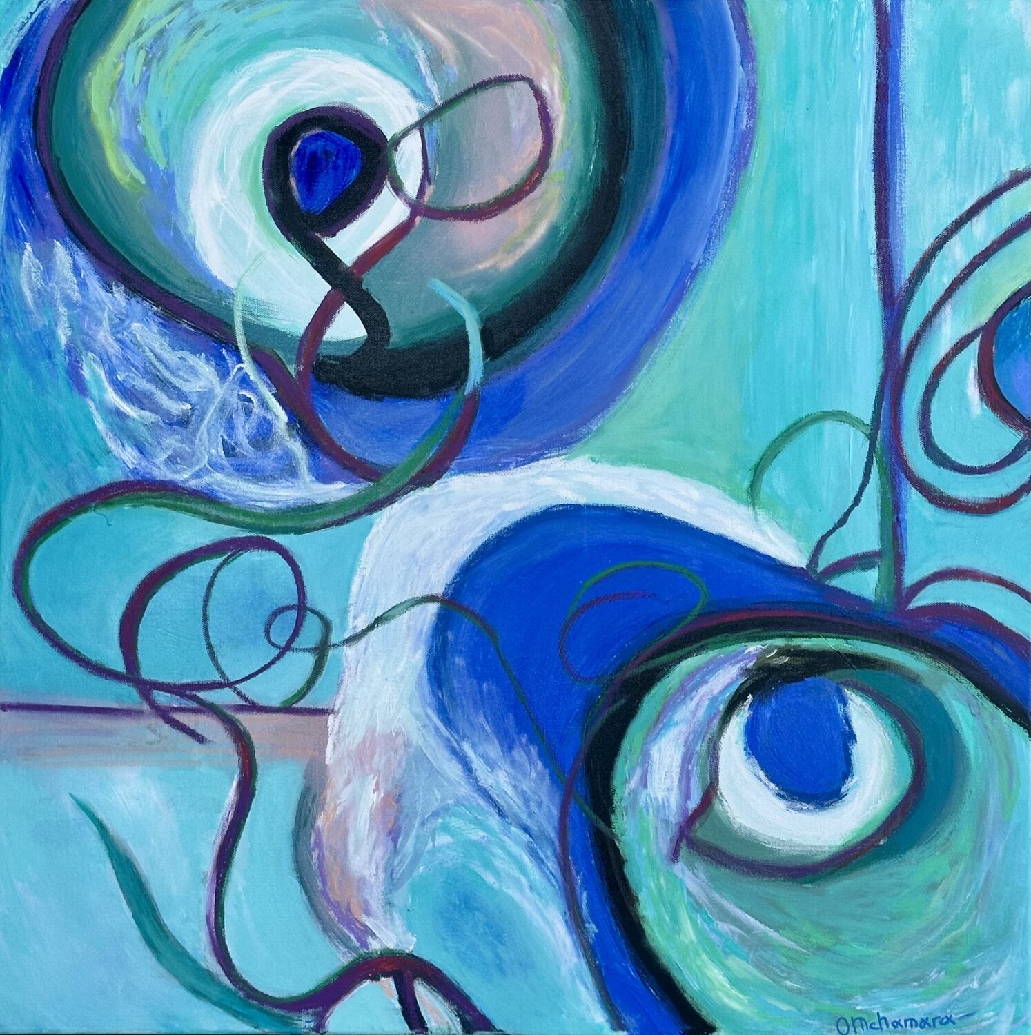 From Stillness Olga McNamara Biennale Artist Original painting for sale