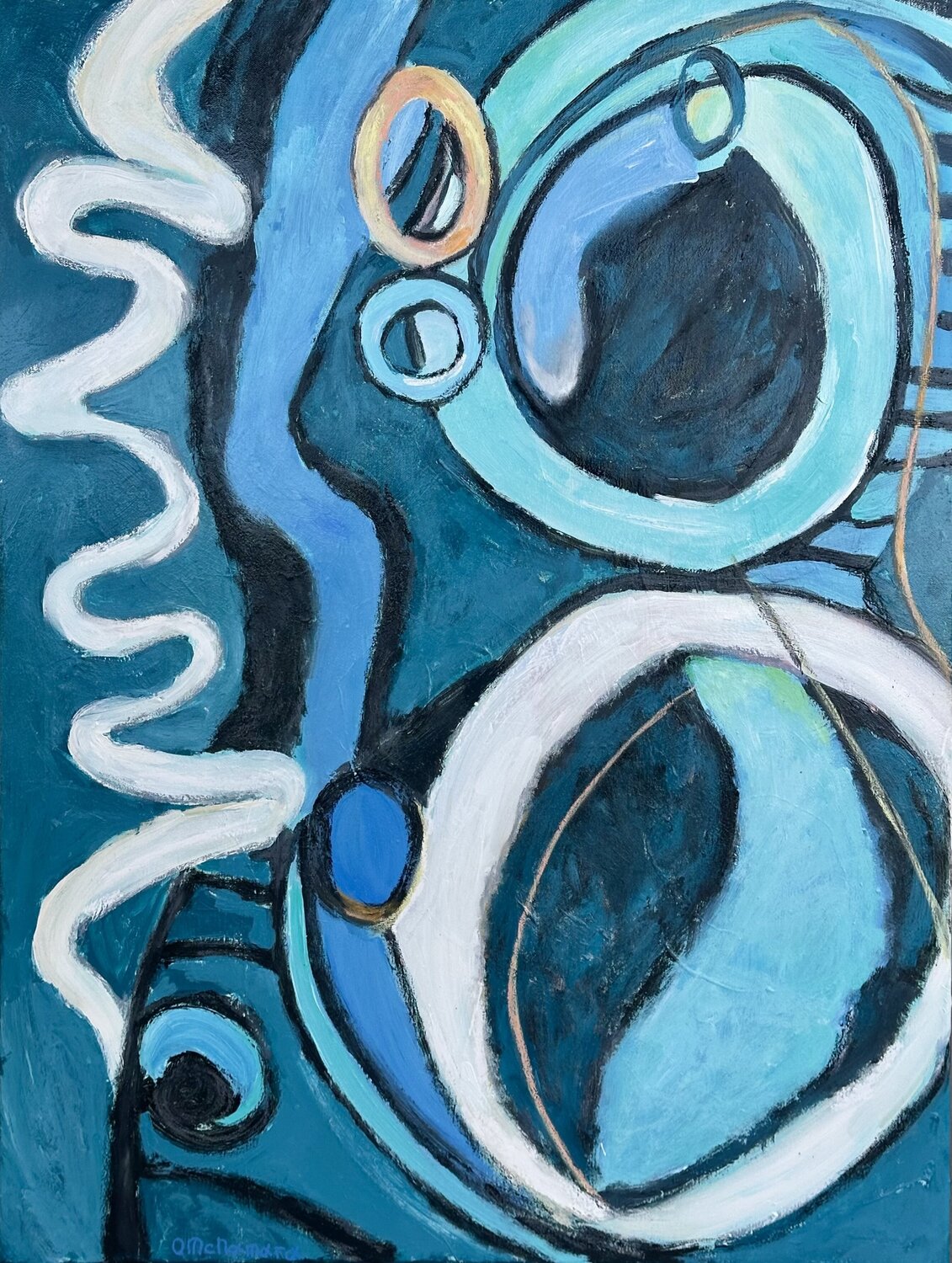 The Moment Before Olga McNamara Biennale Artist Original painting for sale