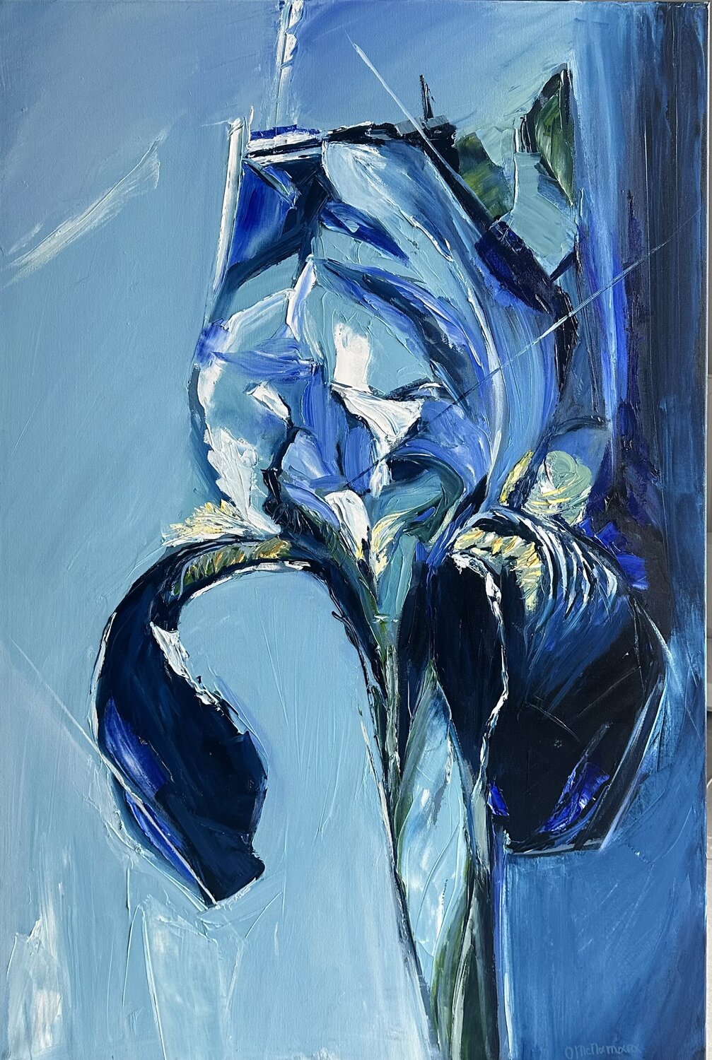 Iris I - Silence Olga McNamara Biennale Artist Original painting for sale