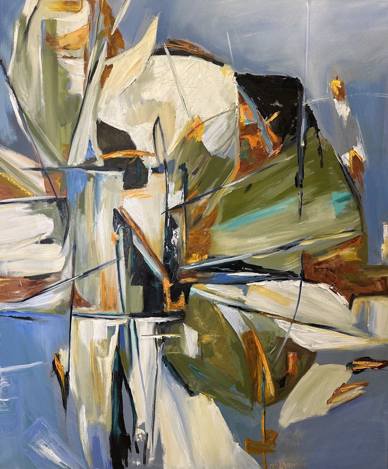 Still Warm Olga McNamara Biennale Artist Original painting for sale