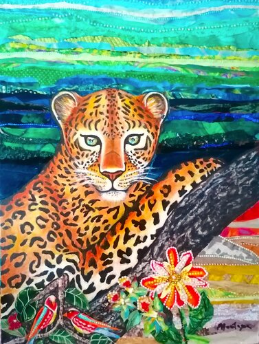 Il leopardo by Mara Montagna, Painting for Sale on Select