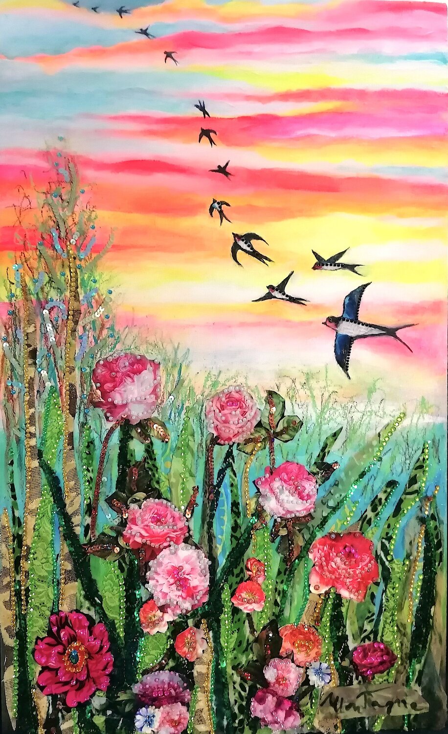 Rondini Mara Montagna Original painting for sale