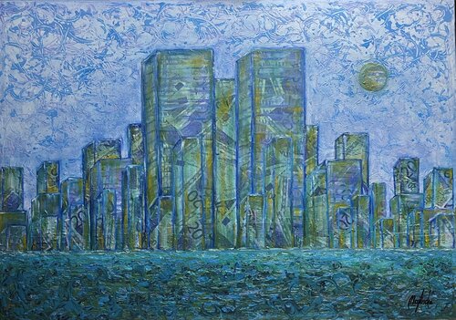 Valori in bilico by Majlinda Lopa, Painting for Sale on Select
