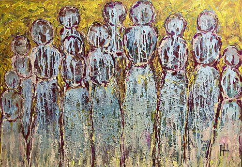 Campo luminoso by Majlinda Lopa, Painting for Sale on Select