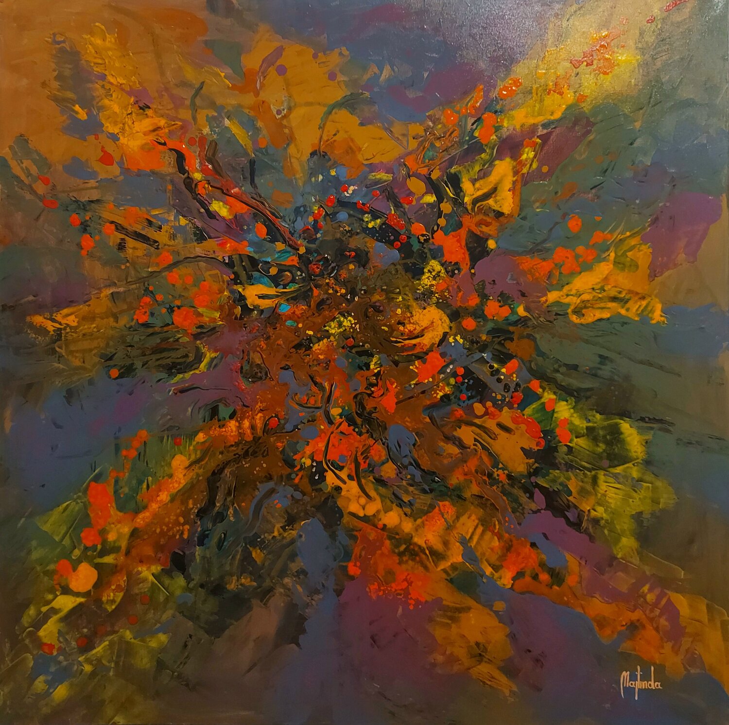 La forza della vita Majlinda Lopa Original painting for sale