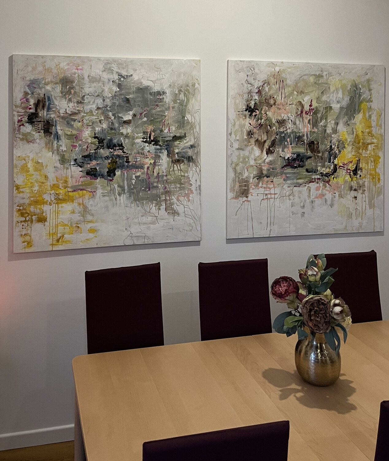 Fessure di luce (dittico) Majlinda Lopa Original painting for sale