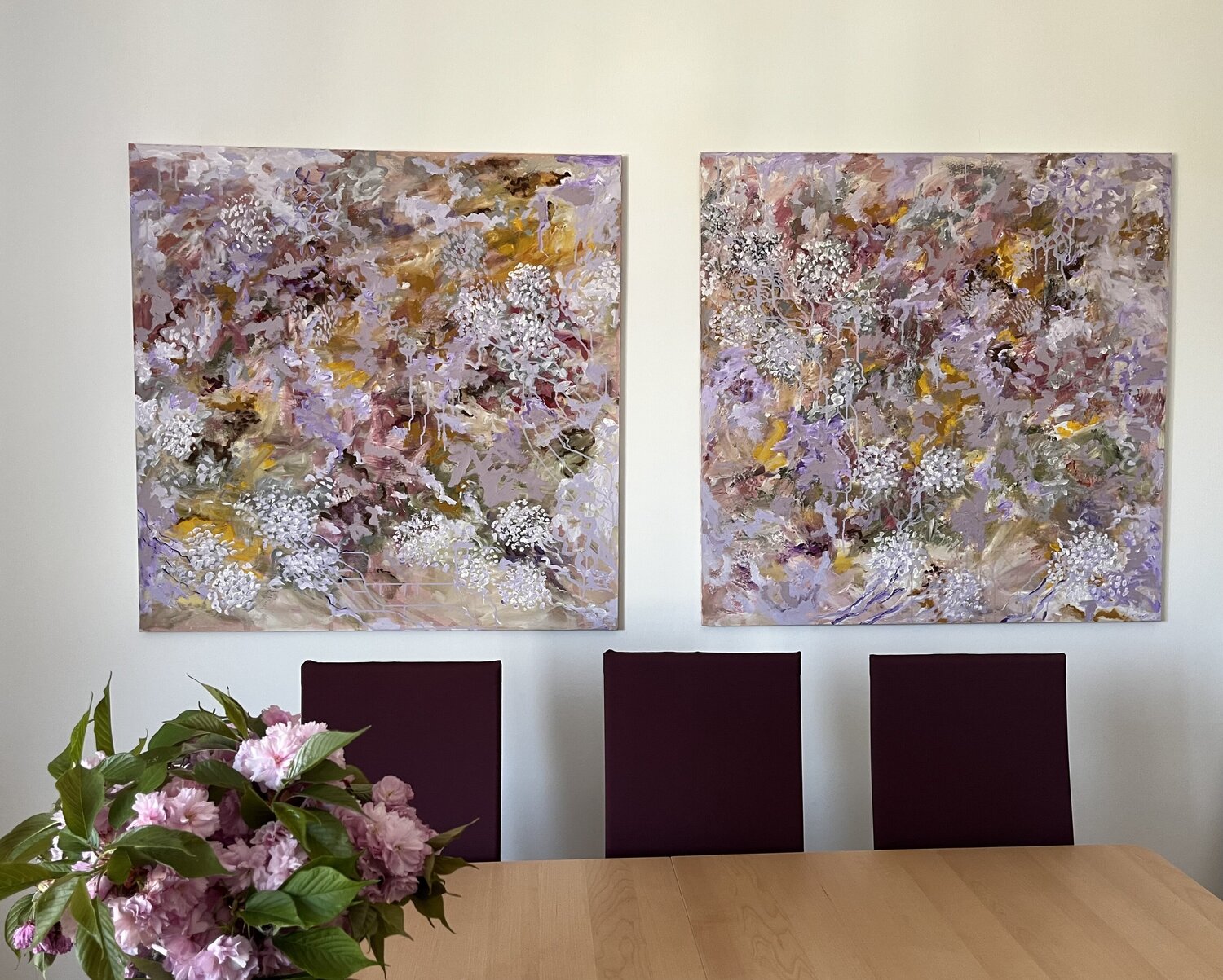 Affioro  (dittico) Majlinda Lopa Original painting for sale
