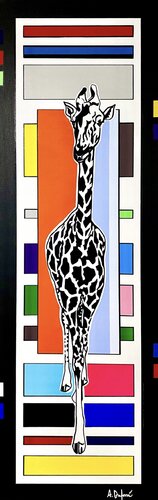 Girafe by Angélique Dufossé, Painting for Sale on Select