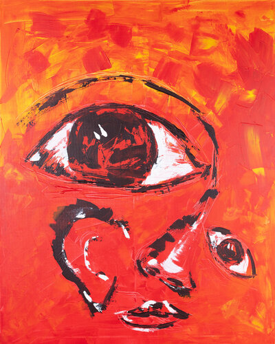 Schlaf by mephci - Matthias Egger, Painting for Sale on Select