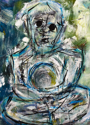 Klarheit by mephci - Matthias Egger, Painting for Sale on Select