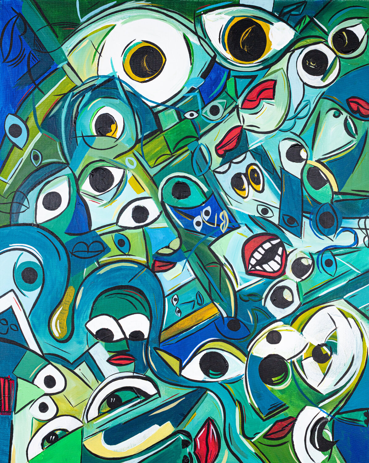 Geister mephci - Matthias Egger Original painting for sale