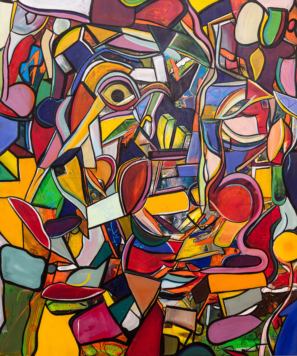 Hüpfen mephci - Matthias Egger Original painting for sale