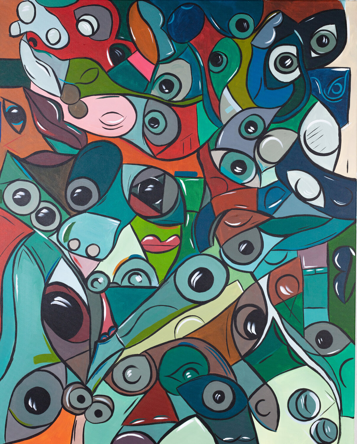 Zaun mephci - Matthias Egger Original painting for sale