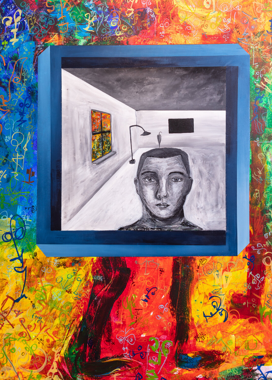 Gewesen mephci - Matthias Egger Original painting for sale