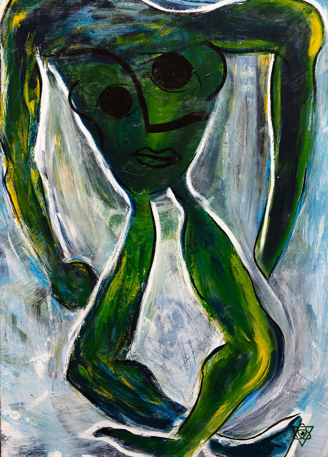 Hülle mephci - Matthias Egger Original painting for sale