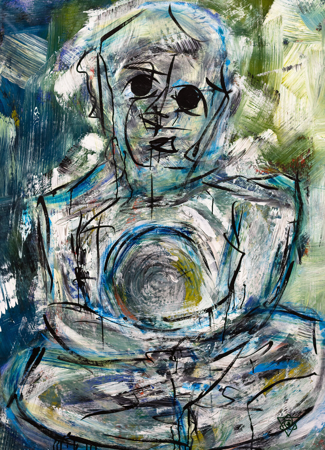 Klarheit mephci - Matthias Egger Original painting for sale