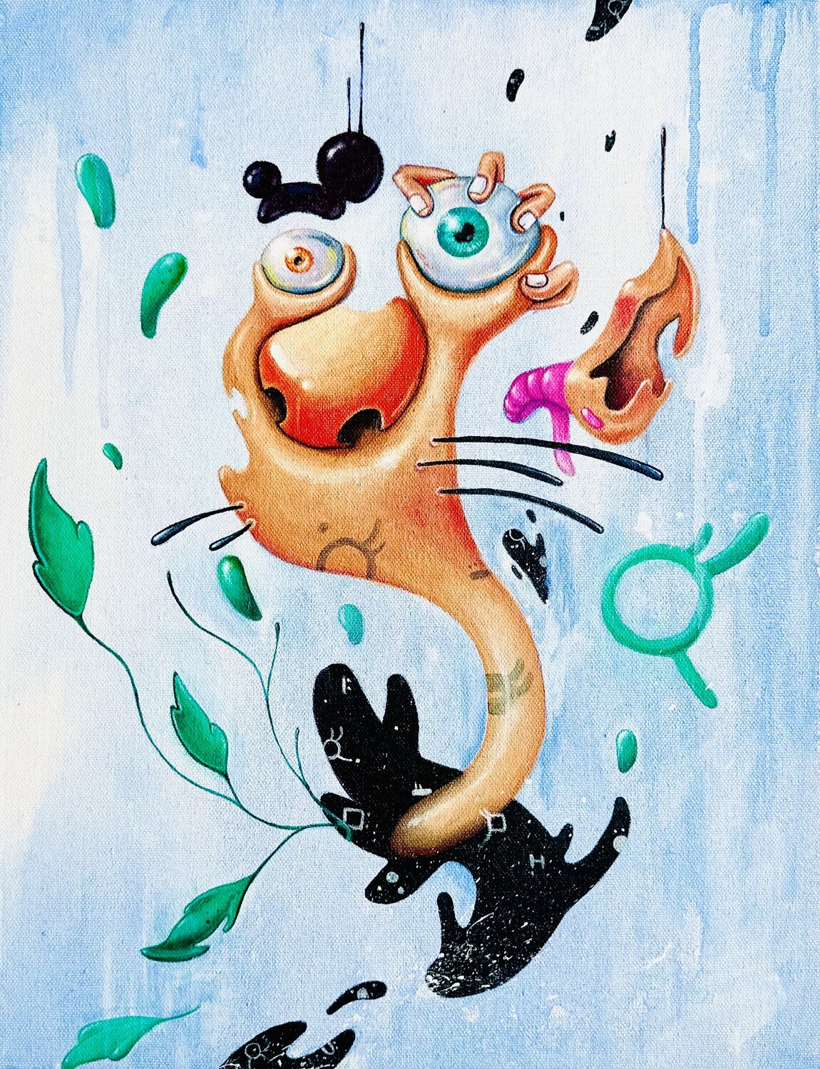 Magical Character Ivan Pakhomov Original painting for sale