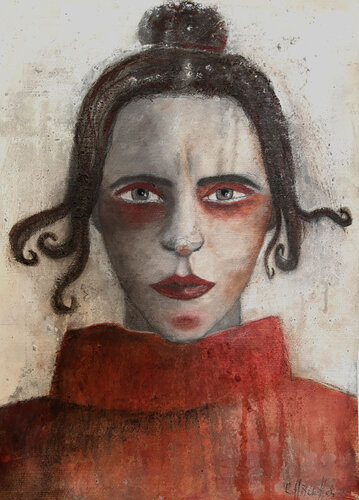 Die kleine Lilybeth by Cornelia Hauch, Painting for Sale on Select