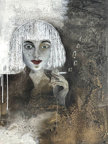 Die Tagträumerin by Cornelia Hauch, Painting for Sale on Select