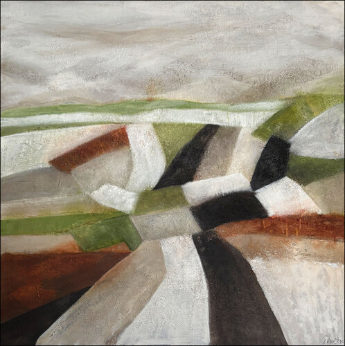 Stille Felder - Erdenzauber by Cornelia Hauch, Painting for Sale on Select