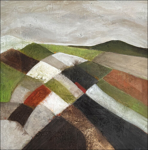 Stille Felder - Erdenzauber 3 by Cornelia Hauch, Painting for Sale on Select