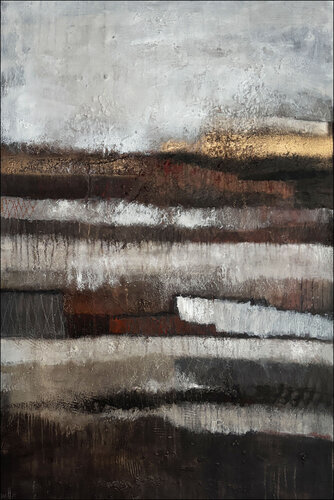 Tiefe Erdschichten by Cornelia Hauch, Painting for Sale on Select