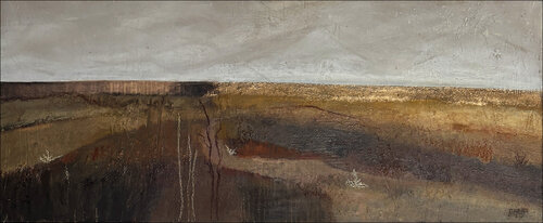 Herbstfelder III by Cornelia Hauch, Painting for Sale on Select