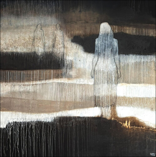 Weitergehen by Cornelia Hauch, Painting for Sale on Select