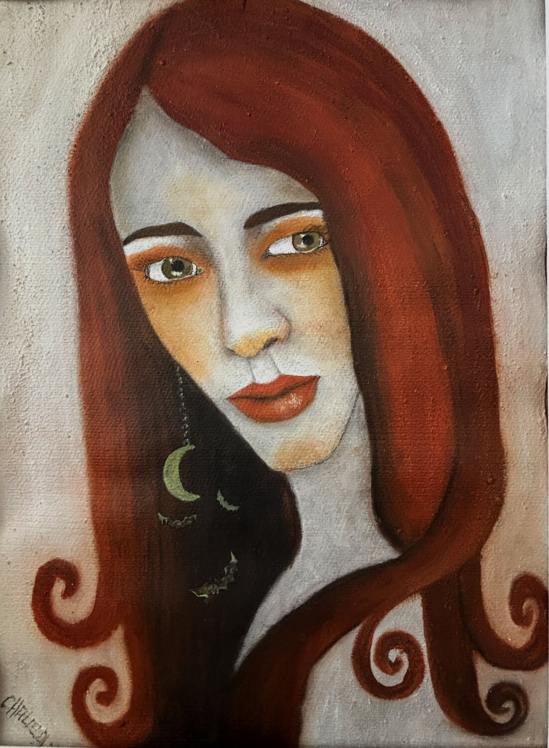 Selene Cornelia Hauch Original painting for sale
