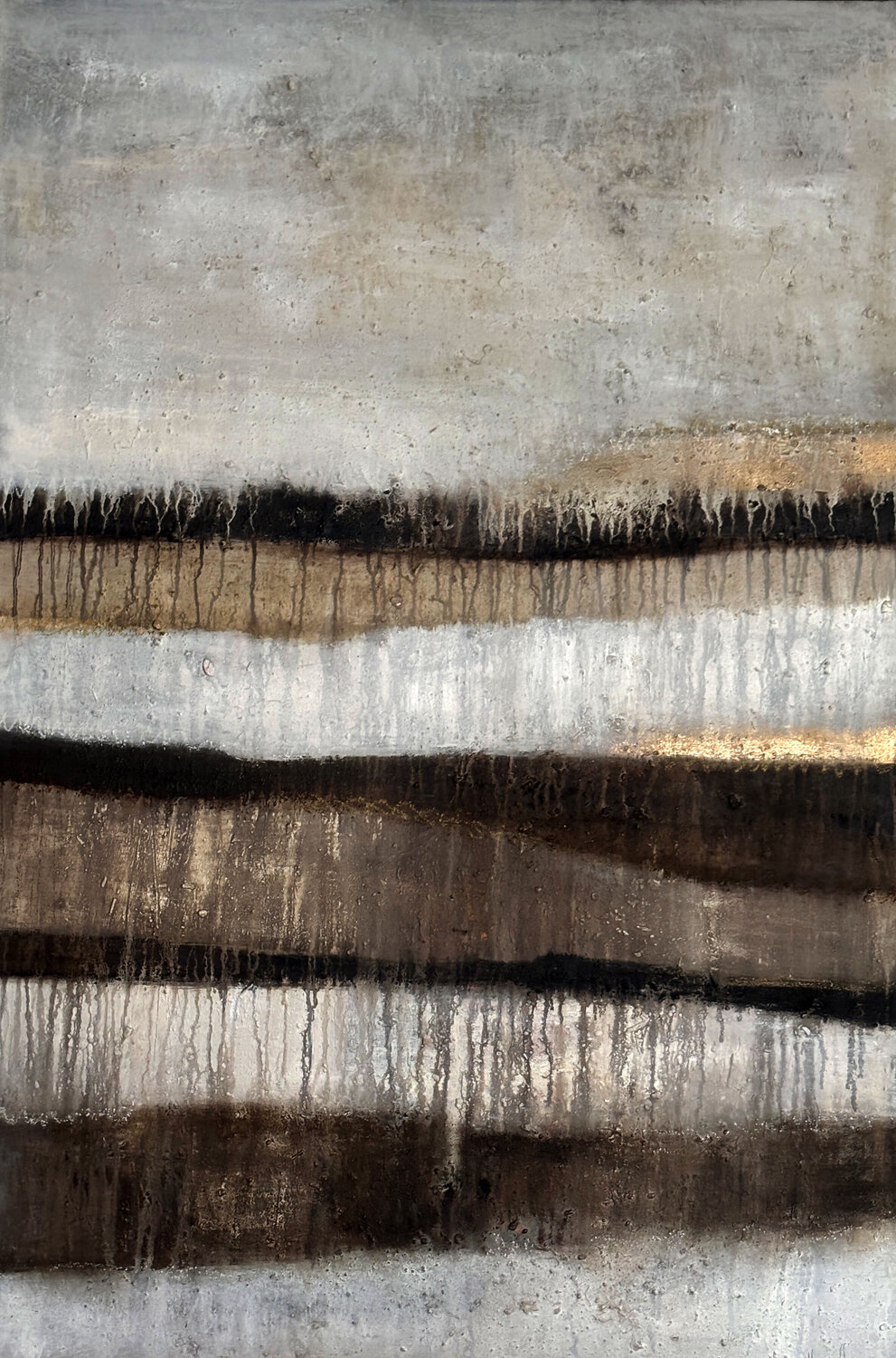 Sedimente des Erdreichs Cornelia Hauch Original painting for sale