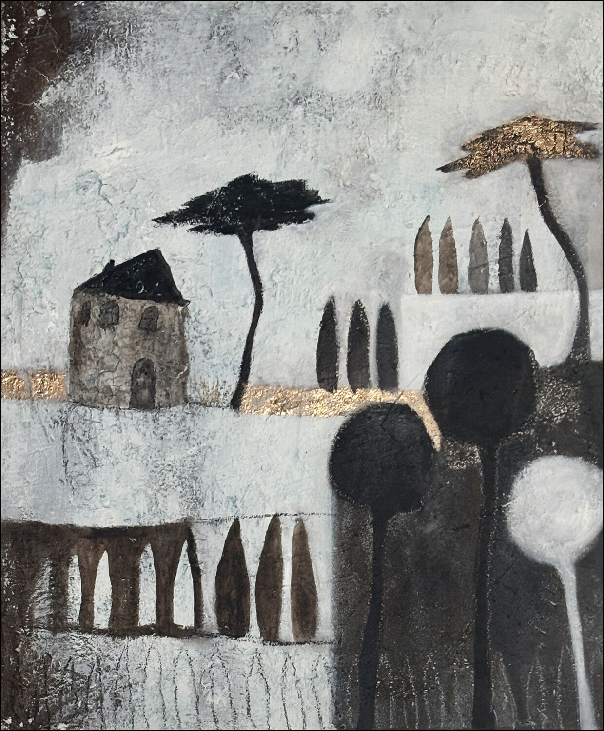 Irgendwo in der Toskana Cornelia Hauch Original painting for sale