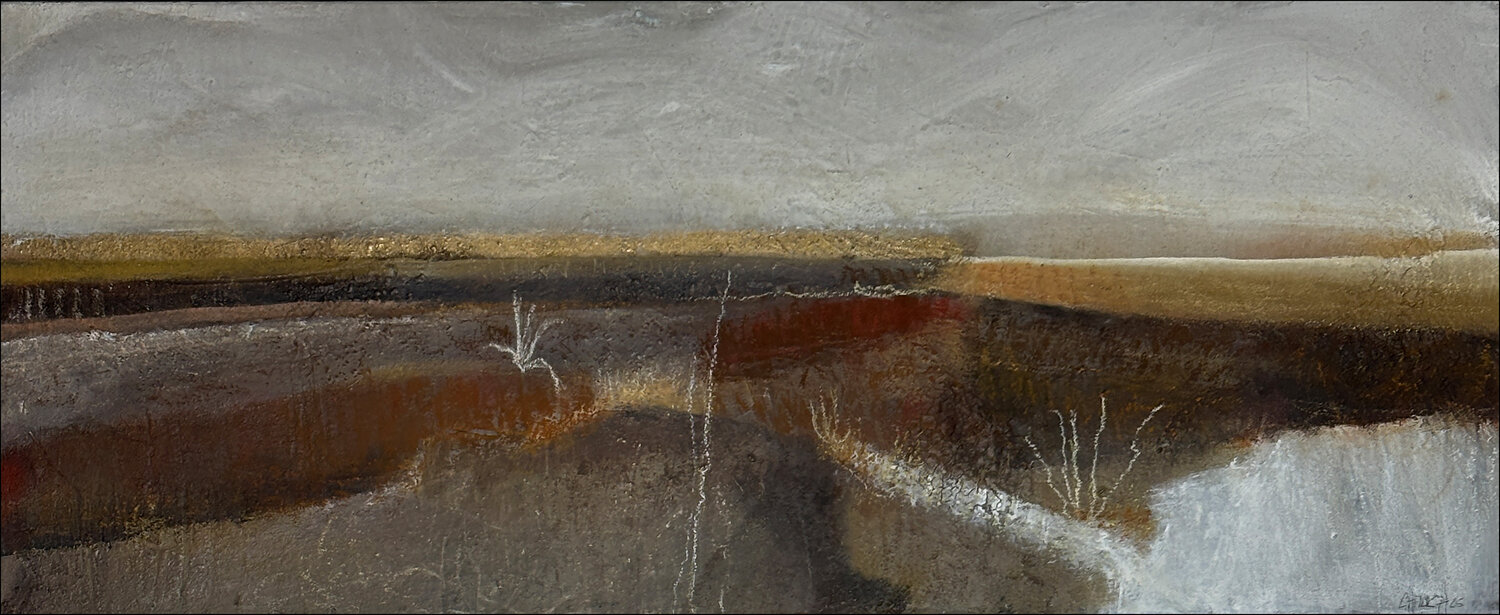 Herbstfelder II Cornelia Hauch Original painting for sale