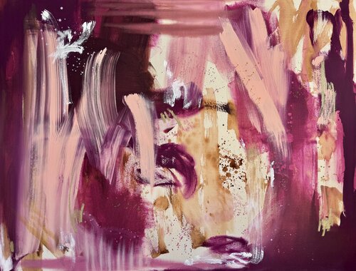 All In - Abstraktion, Malerei by Diana Alb, Painting for Sale on Select