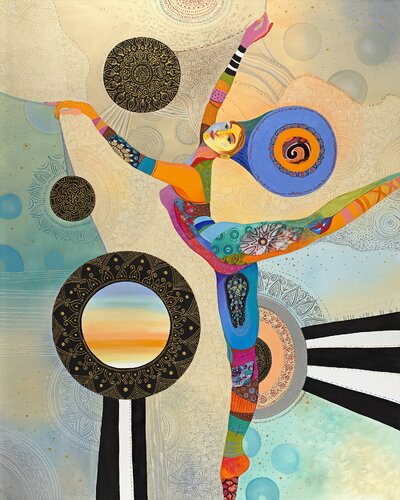 "My Little World" by Silvia Pavlova, Painting for Sale on Select