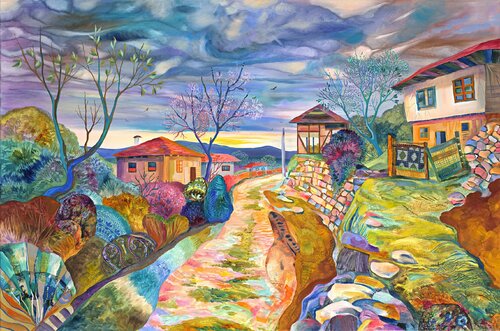 "Path Through Dreams" von Silvia Pavlova, Malerei kaufen auf Select