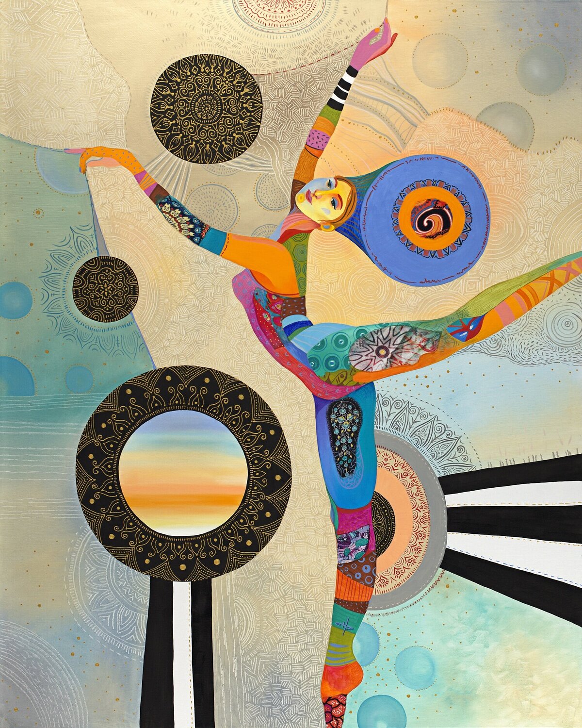 "My Little World" Silvia Pavlova Original painting for sale