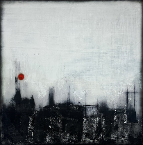 Falling Sun by Robert Tillberg, Painting for Sale on Select