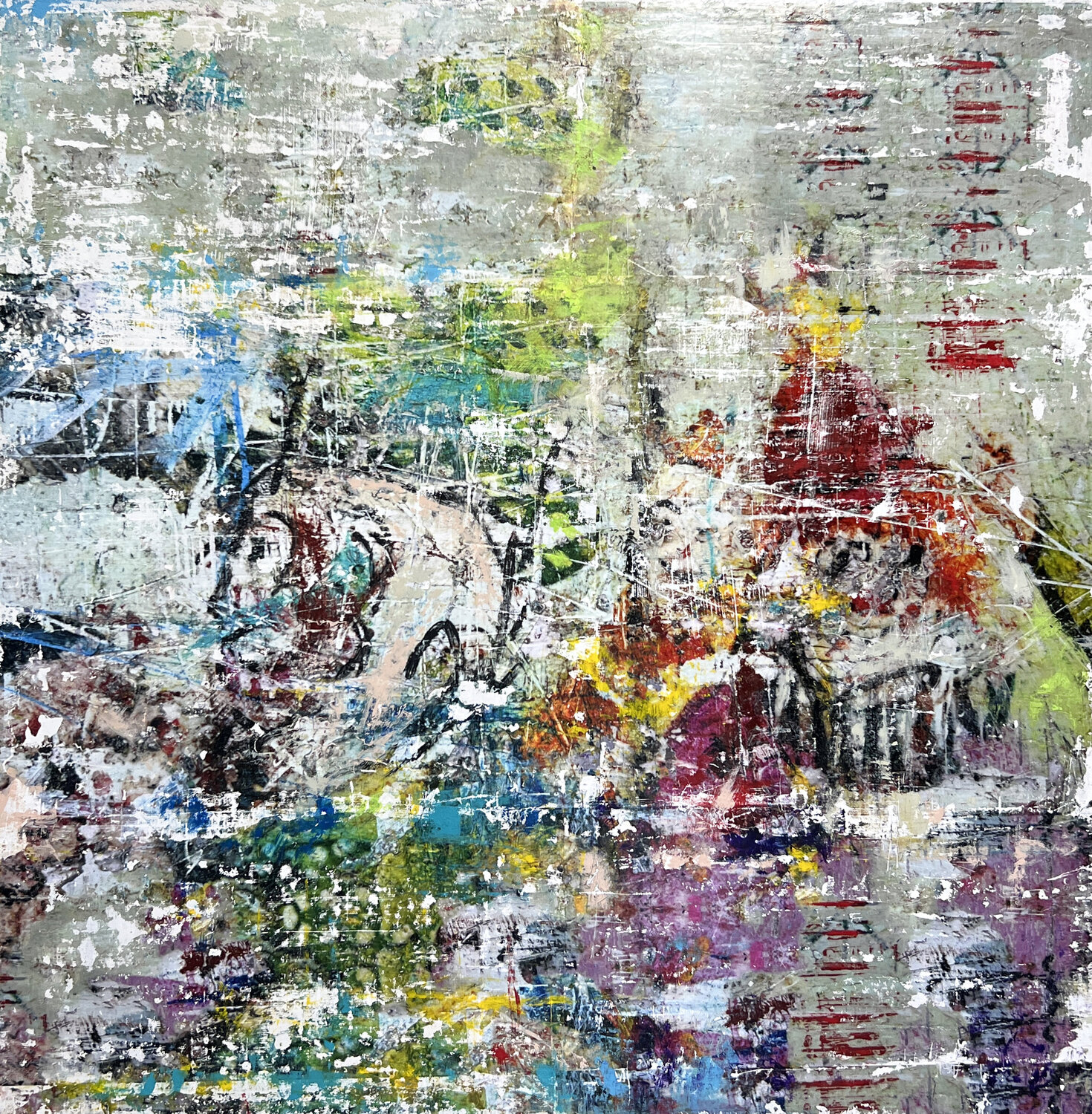 Lunacy Robert Tillberg Original painting for sale
